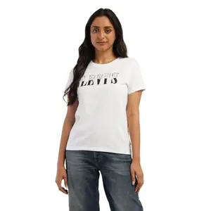Levi's Women's Regular Fit T-Shirt (23771-0489_White