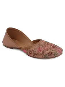 iconics Women Shoes,Peach,UK-3