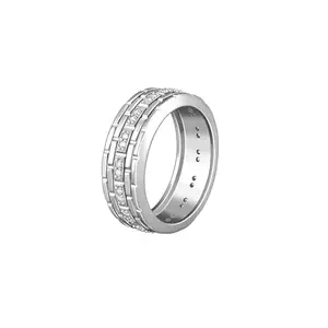 GIVA 925 Silver Life's Milestones Men's Ring,Fixed Size,US-10| Gifts for Mens and Boys | With Certificate of Authenticity and 925 Stamp | 6 Months Warranty*