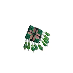 KHOJ.CITY Stylish Jewellery Classic Multi Color Handmade & Hand Painted Adjustable Ring for Girls & Women (KHJ-AMZ-RG-28)