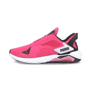 Puma Women's LQDCELL Method WN's Glowing Pink Black White Running Shoes-3 Kids UK (19378002)