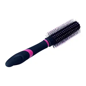 Baal Round Hair Brush Blow Drying Hair Curler Roller Brush For Women and Men Pack of 1 (Random Color)