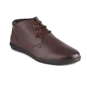 Red Chief Genuine Leather Formal Derby Shoes for Men | Elegant & Comfortable Office Wear | Brown | RC3467 003