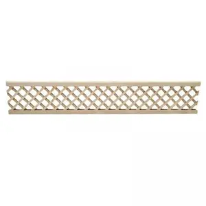 MERISHOPP 3x1:12TH Doll House Miniature Fence Pretend Play Mini for Patio Garden Decor Oblique Five Grid