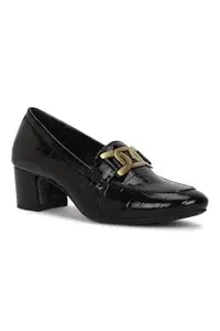 Allen Solly Women Black Formal Heels