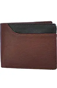 pocket bazar Men Casual Leather Wallet (Tan)