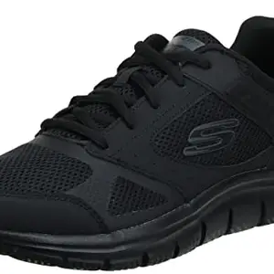 Skechers Mens Track - SYNTAC Black Casual Shoe -6 UK (7 US) (232398)