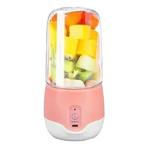 Tenacious Tenacious Portable Electric Mini Juice Maker | Blender Grinder Mixer USB Rechargeable Mini Juicer Blender for Smoothies, Juice and Shakes with 4 Powerful Blades