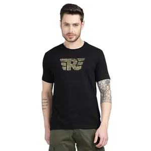 Royal Enfield Re Wing Tools T Shirt (Size: L)-TSS250021-BLACK