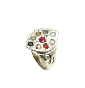 Rajasthan Gems Mens Ring 925 Sterling Silver Natural Ruby Gem Stone Women Men Unisex Handmade Gift j753