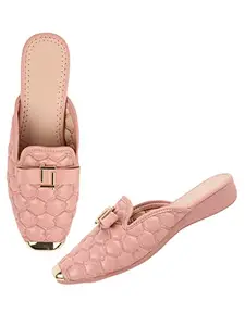 Selfiee Style Fancy Trending and Comfort Flat Bellies Sandal Ballerinas for Womens and Girls Nude