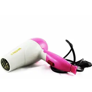 1000W Foldable Electric Hair Dryer for Women Girls Professional with 2 speed control NV-1290 (1000 W) Random Color