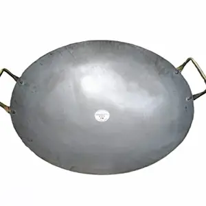 A S Pure  Iron with Out matthar Chinese Kadai for Noodles