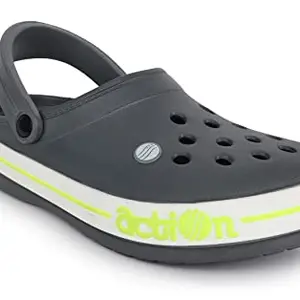 Action Men Grey Stylish & Lightweight Sport Shoes | Running Shoes | Walking Shoes | Exercise Shoes | Yoga Shoes | Gym Shoes ONTC0004GYPG08 | Size-8