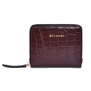 Belwaba | Faux Leather Chocolate Brown Color Wallet for Women/Ladies