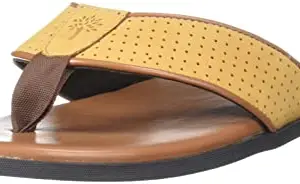 Woodland Men's Camel Leather Slipper-8 UK (42 EU) (GP 25916)
