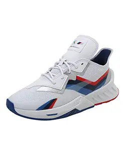 Puma Unisex-Adult BMW MMS Maco SL Reborn Puma White-Strong Blue-Fiery Red Casual Shoes - 10 UK (30714601)