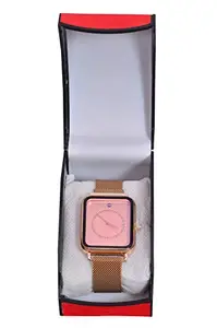 Honey Watch House Pink Dial Stylish Watch for Men