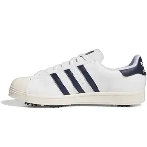 Adidas Men Leather Superstar Golf Golf Shoe FTWWHT/Conavy/Owhite (UK-7)