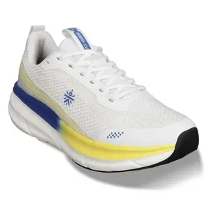 CULT Men's Strion Running Shoes (CS704461UK10_White/Lime Yellow_UK10)