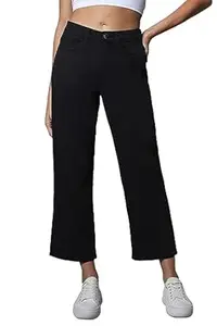 HIGH Star Women's Regular Fit Mid Rise Jeans