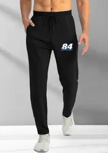 Elegent Track Pant for Men's Cotton Blend,BlackSize_BZ-KRGS_34_631 Black