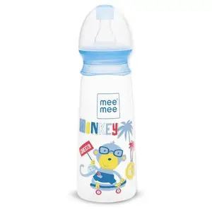 Mee Mee Eazy Flo Premium Baby Feeding Bottle (250 ml, Blue)