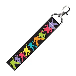 ISEE 360® Dance Love Lanyard Bag Tag with Swivel Lobster for Gift Luggage Bags Backpack Laptop Bags Travelers Students Worker L X H 5 X 0.8 INCH