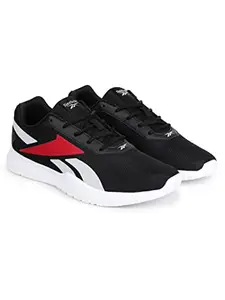 Reebok Men Transition M Black/LGH Solid Grey/Flash RED-R 12