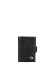 Da Milano Leather Card Holder for Men & for Women - Black