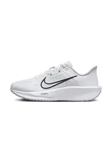 NIKE Men's Quest 6 Running Shoes-White/Black-Pure PLATINUM-FD6033-100-12UK