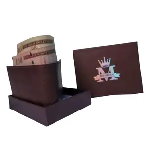 MEHRISH Real Leather Wallet for Men - Slim Wallets with Debit Card, Credit Card Holder | Gift for Men | Colour - Dark Brown