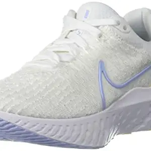Nike Womens W React Infinity Run Fk 3 White/Light Marine-Citron Tint Running Shoe - 3.5 UK (DD3024-100)
