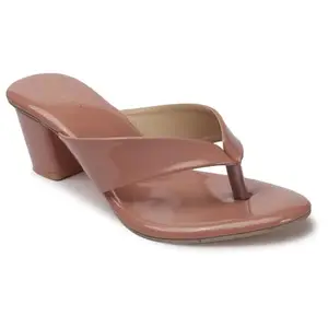 iconics Women Sandal,Peach,UK-4