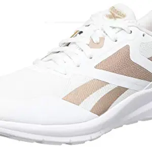 Reebok Women Synthetic,Textile Rubber Runner 4.0 Running Shoes White/ROSGOL/White UK-5