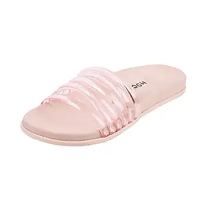 Mochi Womens Synthetic Pink Slippers (Size (4 UK (37 EU))