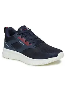 ABROS ASSG0149N Men's Sports Shoes -Navy/Red -8UK