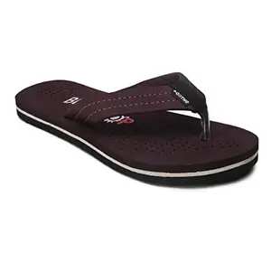 Bluepop ortho casual slippers for men (Mehroon, numeric_6)