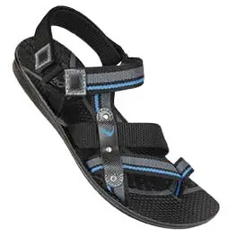 WALKAROO W22108 Mens Casual Wear and Regular use Sandals - Black Blue