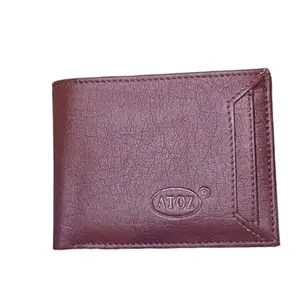 Mens Wallet with External Card Holder | Leather Wallet for Men | Mens Wallet with Detachable Cardholder (Brown)
