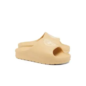 Lacoste Women's NRW012 Natural/White_7F8 Slipper-4 Kids UK (48CFA0012)
