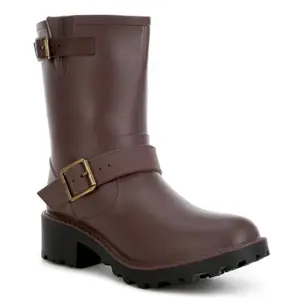 London Rag Harness Detail Calf Rain Boots