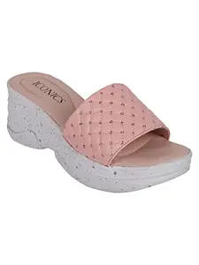 ICONICS Women's Heels, Pink, 8