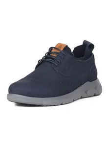 Hush Puppies Kellar Nubuck Laceup, Men's Navy Formal Derby Shoes Size- UK- 9