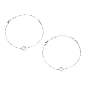 Shaya by CaratLane The Last Leaf Anklets in 925 Silver