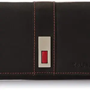 Calfnero Black Women's Wallet (6022-Black-Red)
