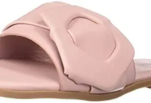 shoexpress Women Pink Solid PU Open Toe Flats Sandal-6.5 Kids UK (HM-1126-1)