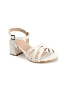 iconics Women Fashion Sandal,White,UK-5