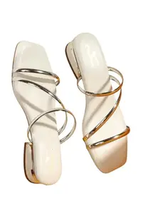 CHINRAAG Women Platform Sandals – Stylish Chunky Heel Sandals with Ankle Strap for Casual, Party, Vacation & Summer Wear