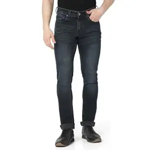 Spykar Men's Slim Fit Low Rise Casual Jeans